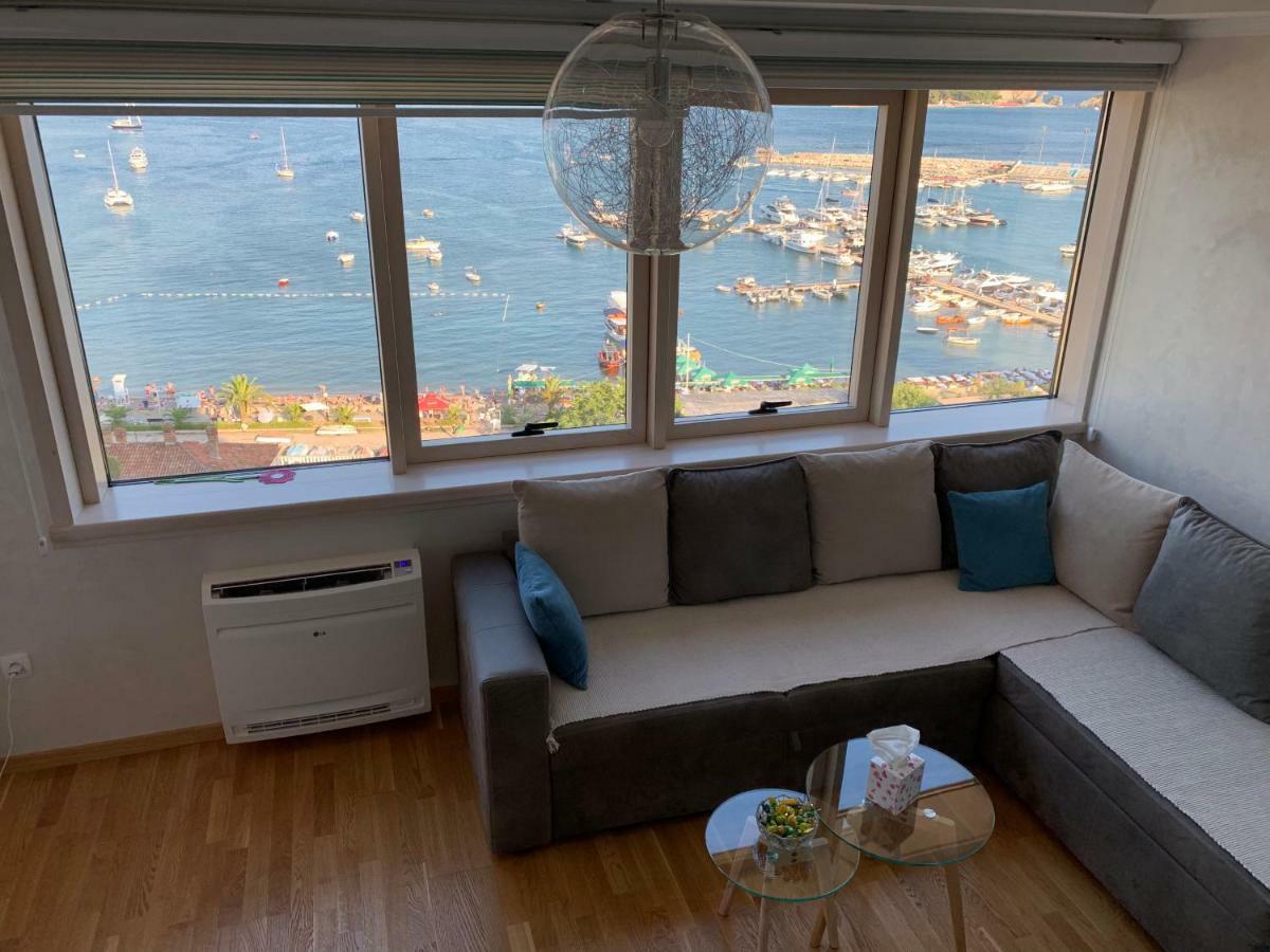 בודווה Panoramic Sea View 3-Bedroom Apartment 50 M From The Sea מראה חיצוני תמונה