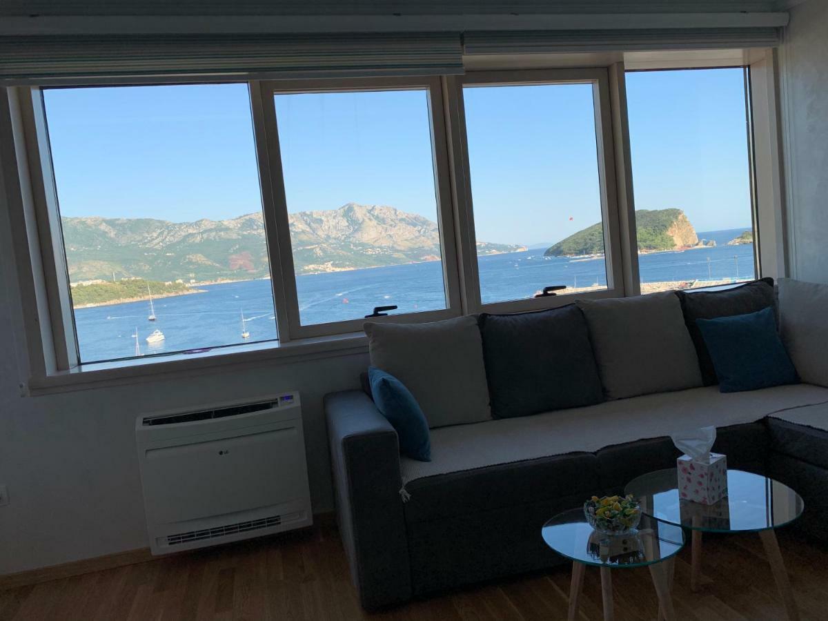 בודווה Panoramic Sea View 3-Bedroom Apartment 50 M From The Sea מראה חיצוני תמונה